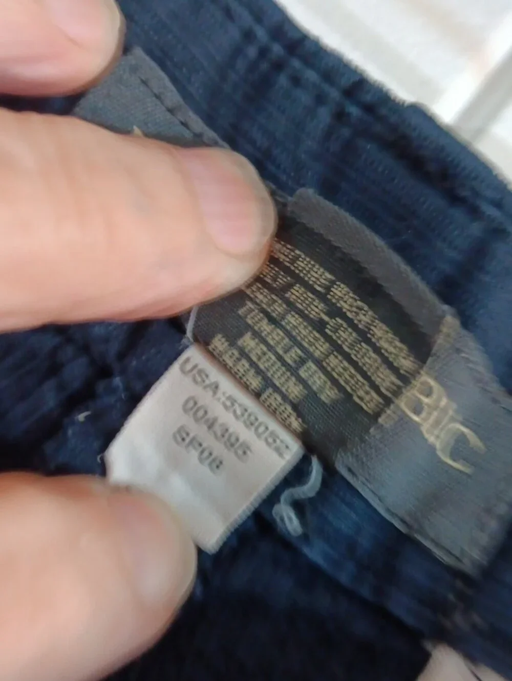 Vintage Banana Republic Navy Blue Fine Bedford Cord Pants 34x34 Y2K